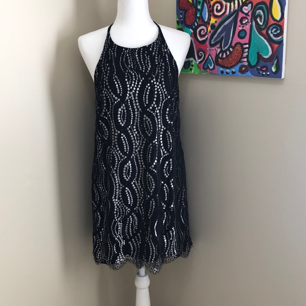 Eight Sixty sparkly little black dress!